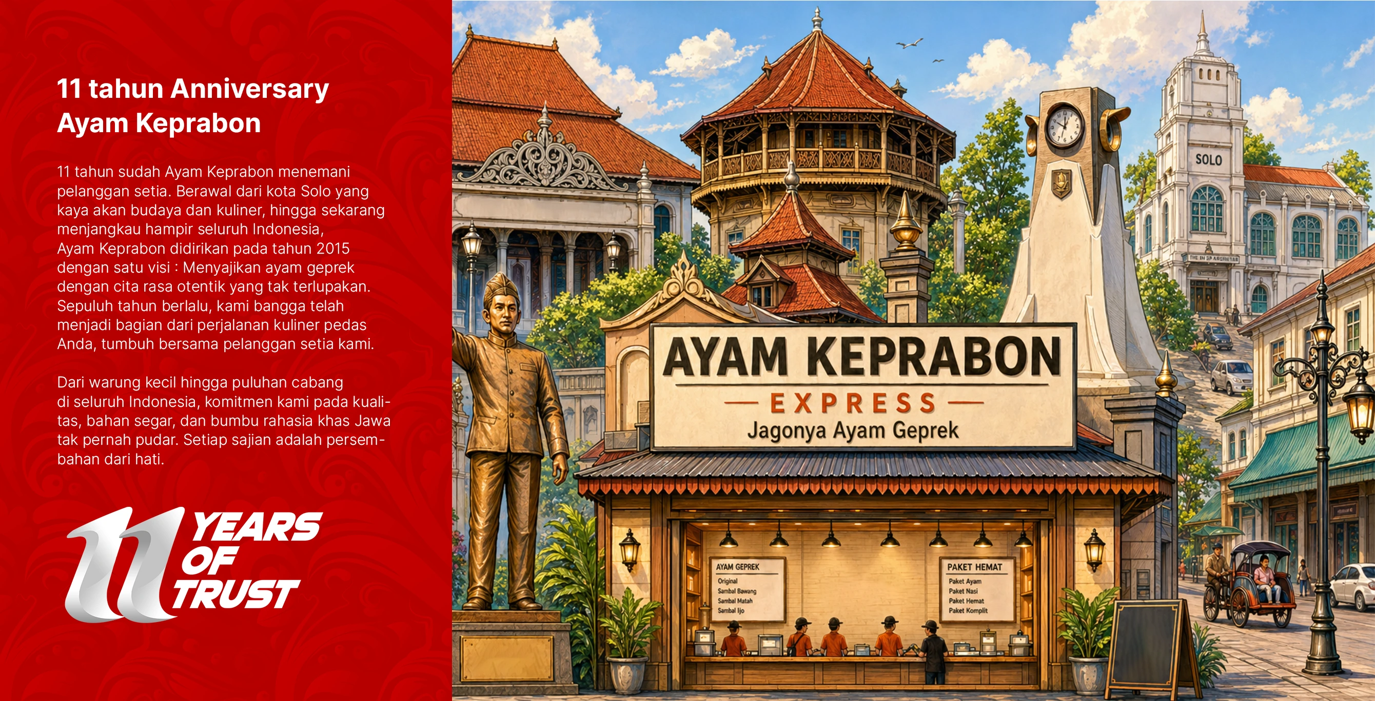 Ayam Keprabon Express - Dipercaya Jutaan Pelanggan Setiap Hari